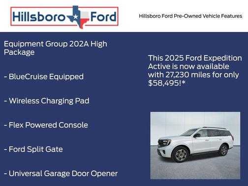 Space Silver 2025 Ford Expedition Active