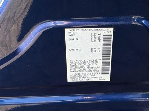 2019 Nissan Leaf SL PLUS