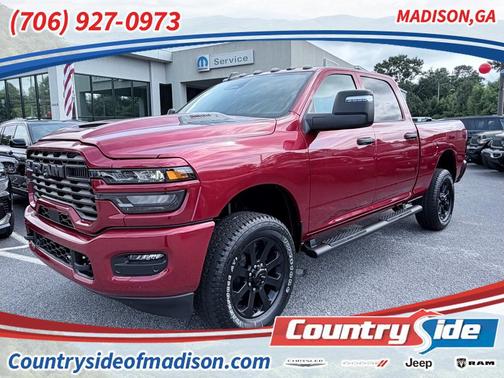 Molten Red Pearlcoat 2026 RAM 2500 Black Express Crew Cab 4x4 6'4' Box