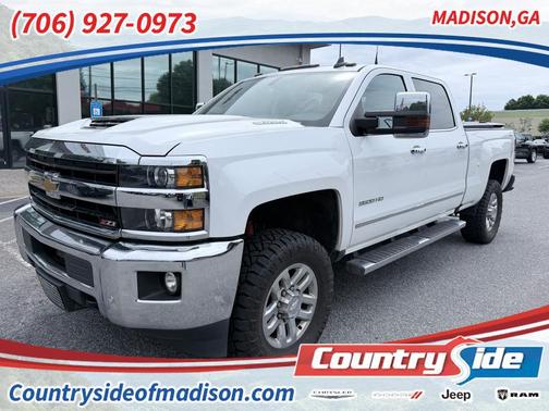 Summit White 2018 Chevrolet Silverado 3500 LTZ