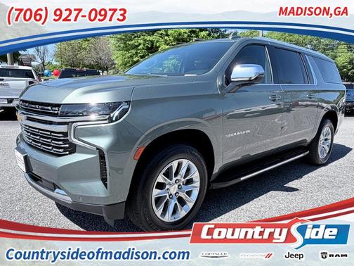 Silver Sage Metallic 2023 Chevrolet Suburban Premier