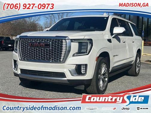 White Frost Tricoat 2021 GMC Yukon XL Denali