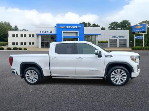 White Frost Tri-Coat 2021 GMC Sierra 1500 Denali