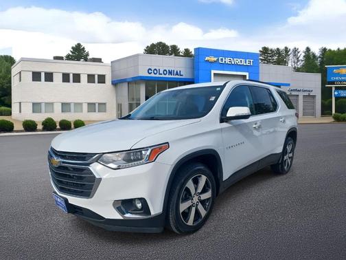 Summit White 2020 Chevrolet Traverse LT Leather