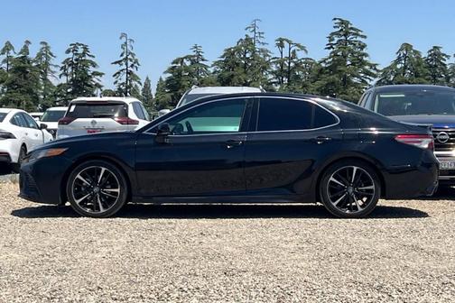 Midnight Black Metallic 2019 Toyota Camry XSE