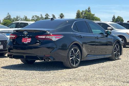 Midnight Black Metallic 2019 Toyota Camry XSE