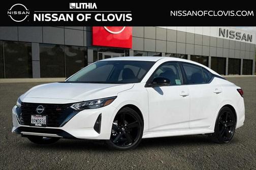 Aspen White 2025 Nissan Sentra SR