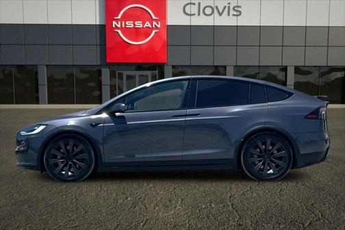 Midnight Silver Metallic 2022 Tesla Model X Plaid