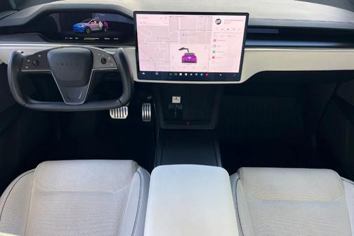 Gray 2022 Tesla Model X Plaid