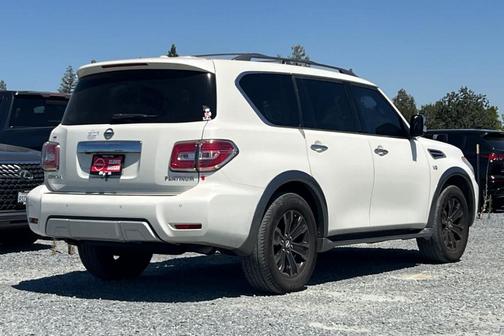 White 2017 Nissan Armada Platinum