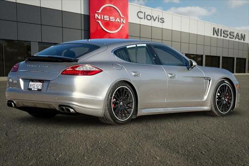Platinum Silver Metallic 2013 Porsche Panamera Turbo