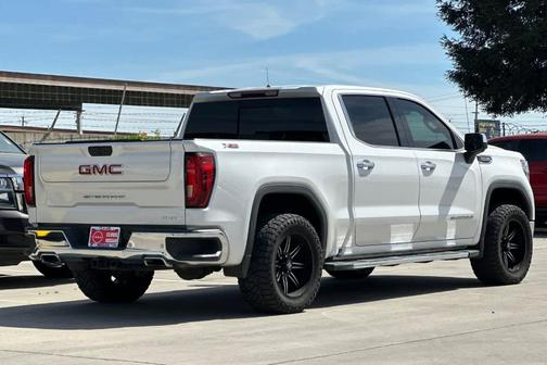 White Frost Tri-Coat 2019 GMC Sierra 1500 SLT