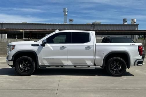 White Frost Tri-Coat 2019 GMC Sierra 1500 SLT