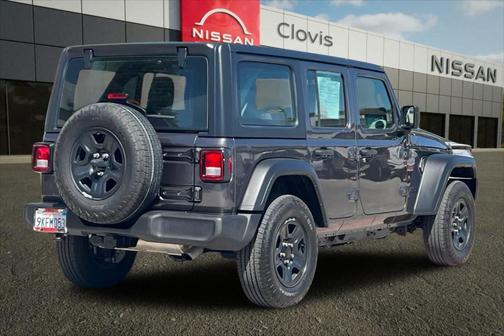 Granite Crystal Clearcoat Metallic 2024 Jeep Wrangler Sport