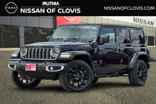 Black Clearcoat 2025 Jeep Wrangler 4xe Sahara