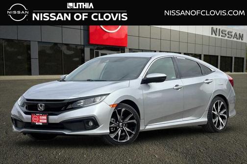 Lunar Silver Metallic 2019 Honda Civic Sport