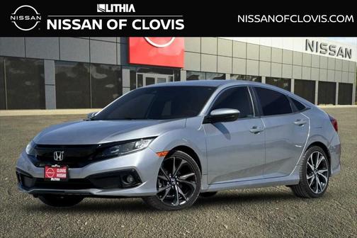 Lunar Silver Metallic 2019 Honda Civic Sport