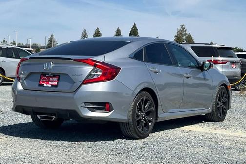 Lunar Silver Metallic 2019 Honda Civic Sport