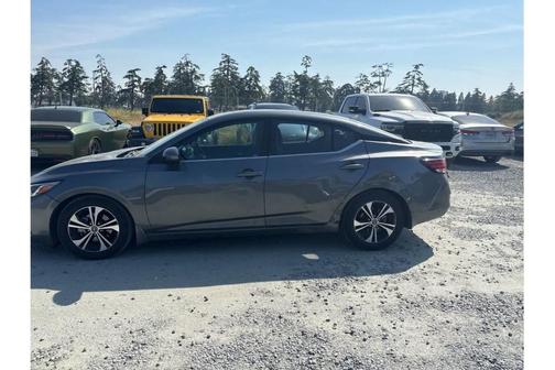 Gun Metallic 2021 Nissan Sentra SV