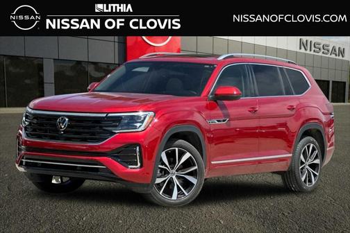 Aurora Red Metallic 2024 Volkswagen Atlas 2.0T SEL Premium R-Line