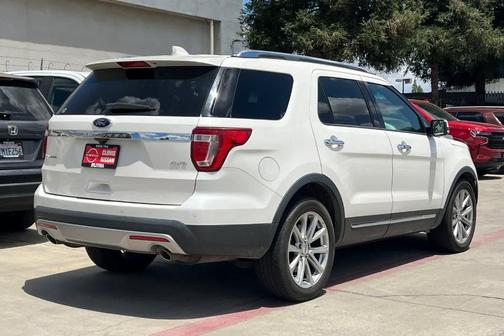 White Platinum Tri-Coat Metallic 2016 Ford Explorer Limited