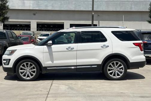 White Platinum Tri-Coat Metallic 2016 Ford Explorer Limited