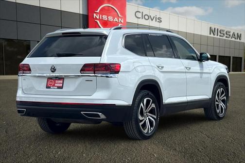 Pure White 2021 Volkswagen Atlas 2.0T SEL Premium