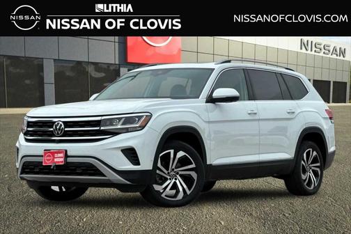 Pure White 2021 Volkswagen Atlas 2.0T SEL Premium