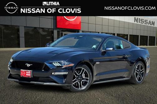 Blue 2021 Ford Mustang GT