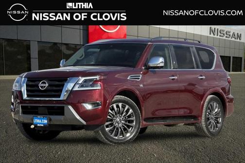 Coulis Red 2021 Nissan Armada Platinum