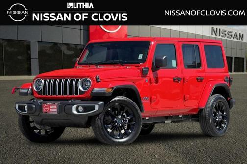 Firecracker Red Clearcoat 2025 Jeep Wrangler 4xe Sahara