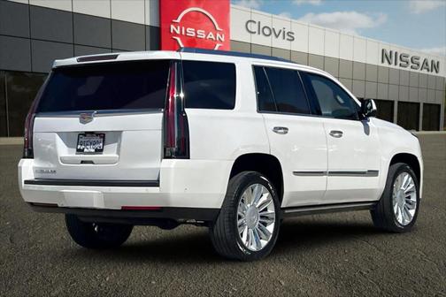Crystal White Tri-Coat 2019 Cadillac Escalade Platinum
