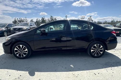 Black 2015 Honda Civic EX