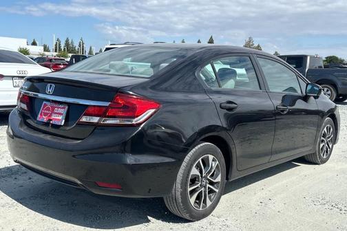 Black 2015 Honda Civic EX