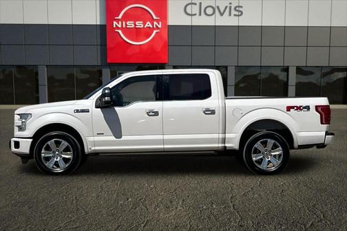 White Platinum Tri-Coat Metallic 2015 Ford F-150 Platinum