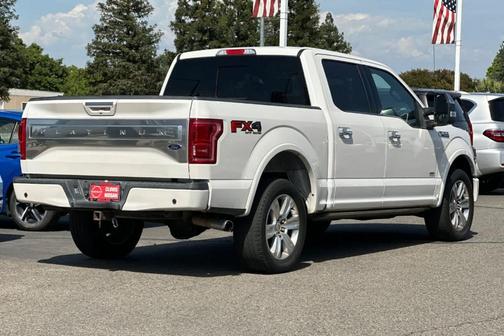White Platinum Tri-Coat Metallic 2015 Ford F-150 Platinum