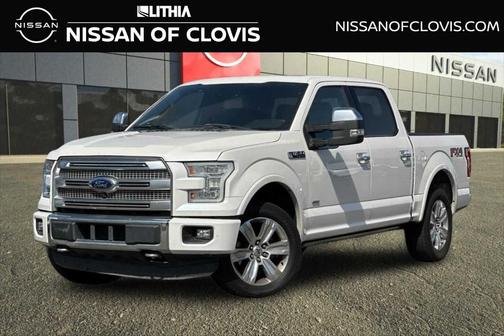 White Platinum Tri-Coat Metallic 2015 Ford F-150 Platinum