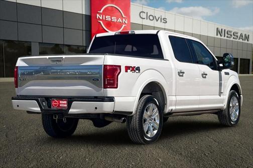 White Platinum Tri-Coat Metallic 2015 Ford F-150 Platinum