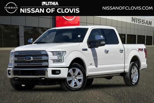 White Platinum Tri-Coat Metallic 2015 Ford F-150 Platinum