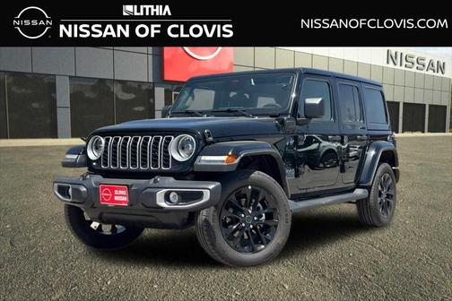 Black Clearcoat 2025 Jeep Wrangler 4xe Sahara