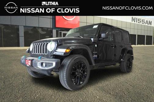 Black Clearcoat 2024 Jeep Wrangler 4xe Sahara