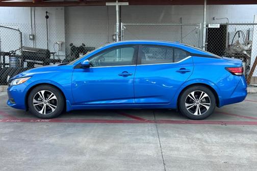 Electric Blue Metallic 2021 Nissan Sentra SV