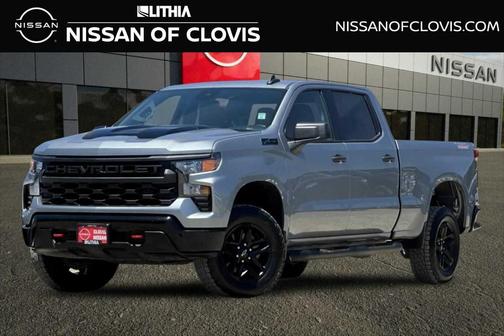 Sterling Gray Metallic 2024 Chevrolet Silverado 1500 Custom Trail Boss