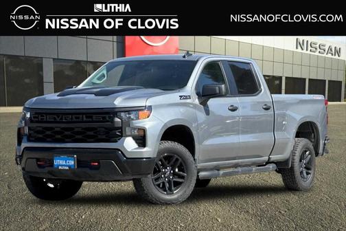 Sterling Gray Metallic 2024 Chevrolet Silverado 1500 Custom Trail Boss