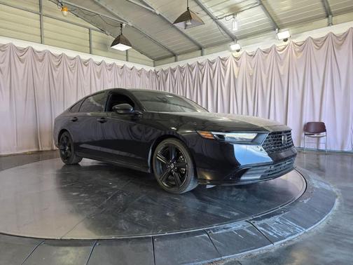 Crystal Black Pearl 2024 Honda Accord Hybrid Sport-L
