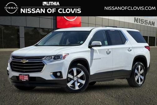 Summit White 2020 Chevrolet Traverse LT Leather