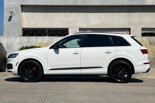 Carrara White 2019 Audi Q7 55 Prestige