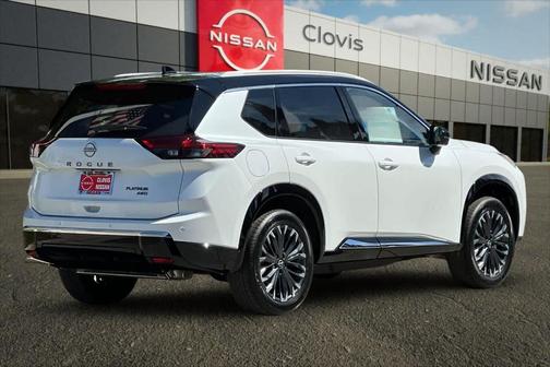 White / Black 2026 Nissan Rogue Platinum