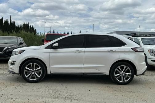 White Platinum Tri-Coat Metallic 2015 Ford Edge Sport
