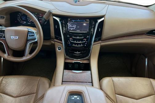 Crystal White Tri-Coat 2016 Cadillac Escalade ESV Platinum